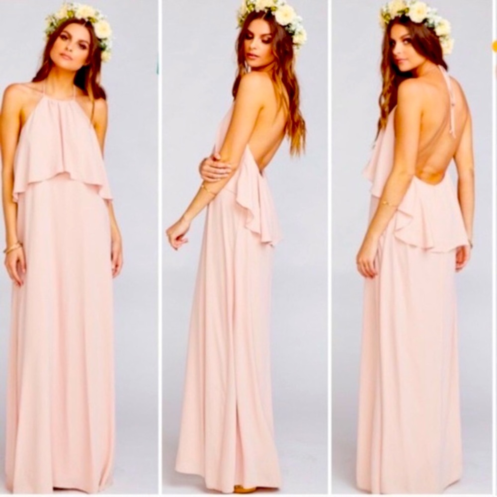 Show Me Your Mumu Aimee Dress Blush
